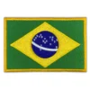 Brazil Country Flag Embroidered Iron-on Patch