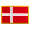 Denmark Country Flag Embroidered Iron-on Patch
