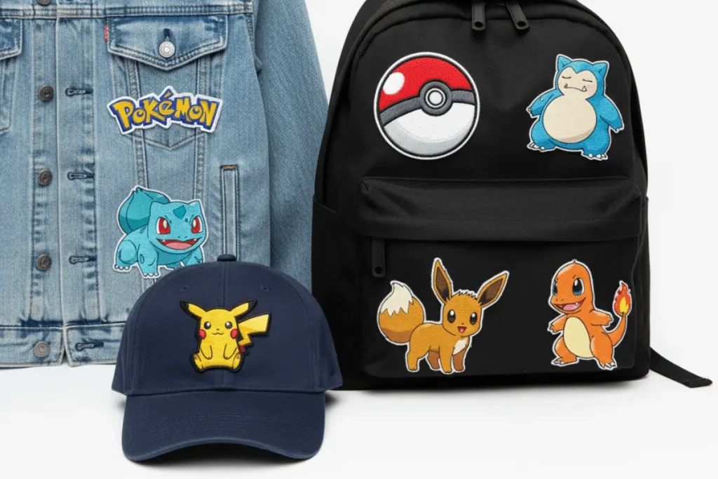 Pokemon Embroidered Patches Collection