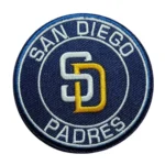 San Diego Padres Round Vintage Logo Navy Iron-on Patch