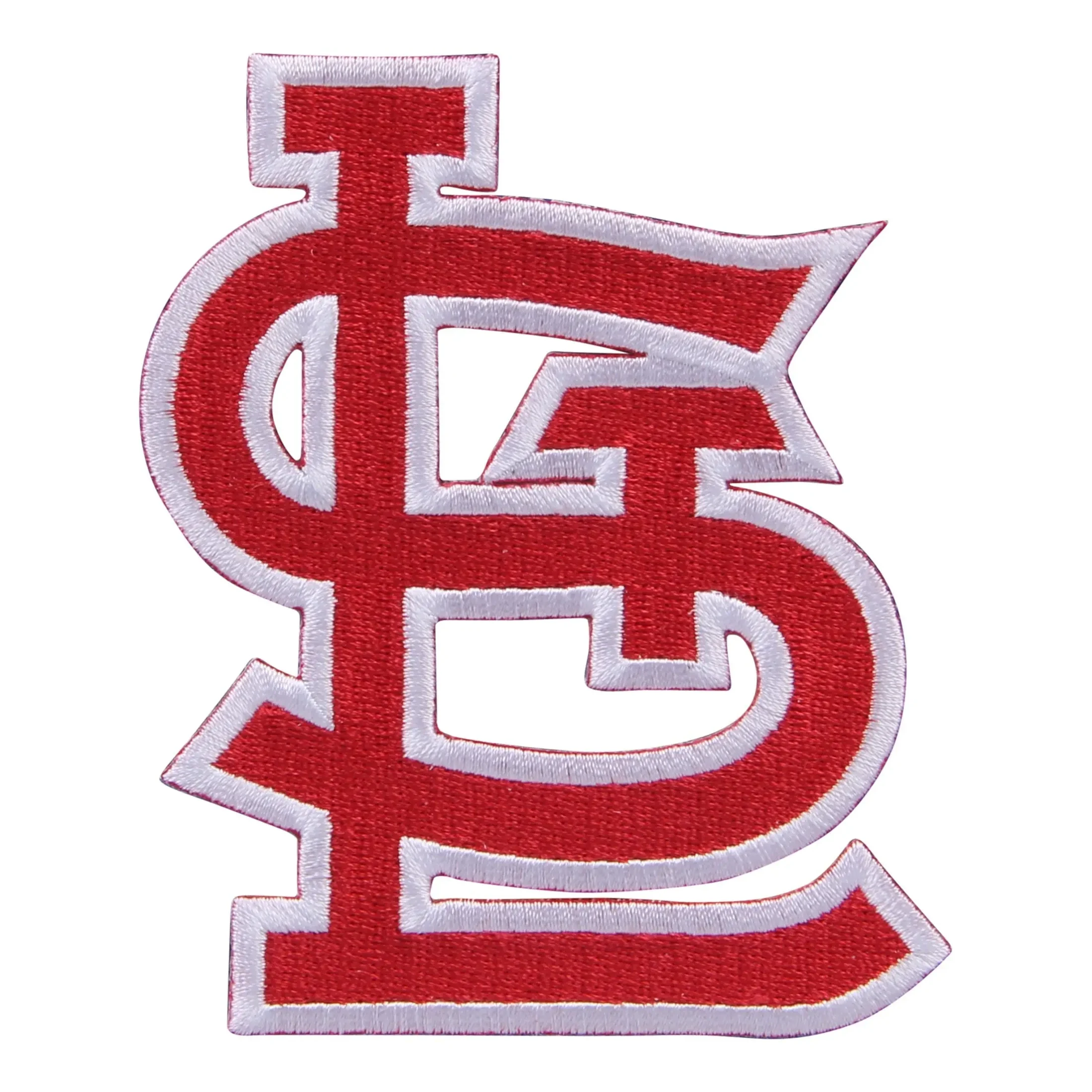 St. Louis Cardinals "STL" Logo 2018 Stars & Stripes Red Iron-on Patch