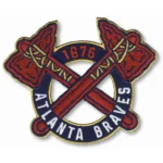 Atlanta Braves Logo Red Embroidery Iron-on Patch