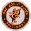 Baltimore Orioles 1966 Orange Embroidery Patch