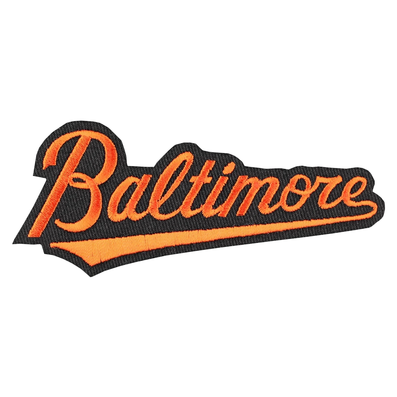 Baltimore Orioles Script Iron-On Patch