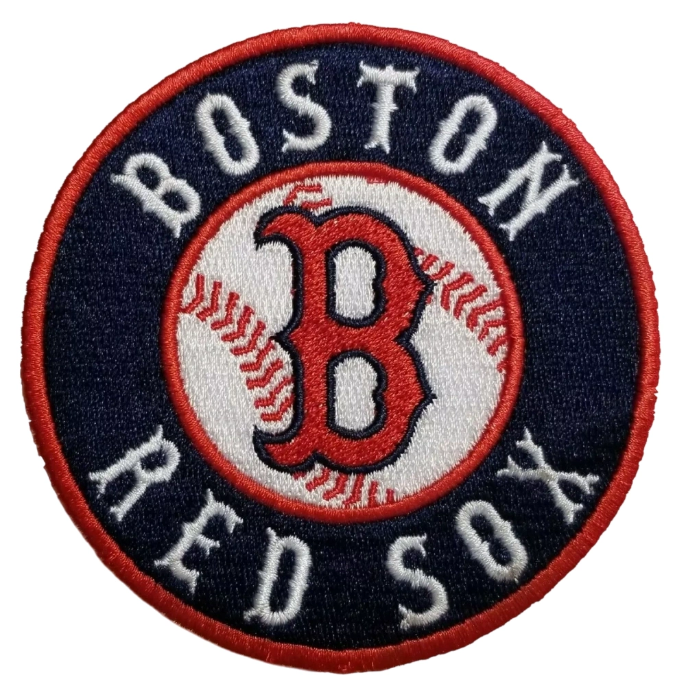 Boston Red Sox Circle Red Logo Iron-on Patch
