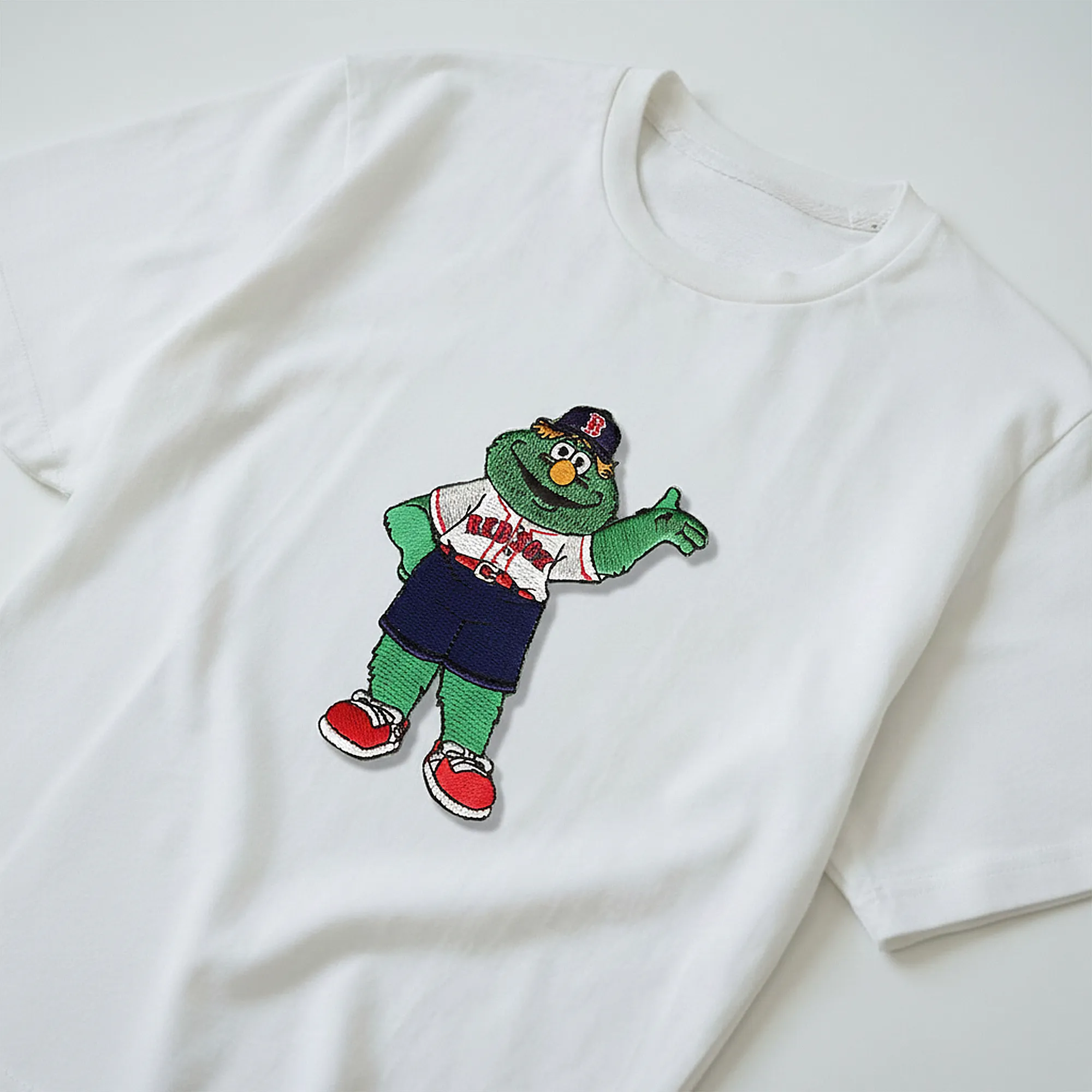 Boston red sox wally the green monster shirt patch