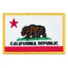 California State Flag Embroidered Iron-on Patch