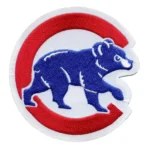 Chicago Cubs Vintage Walking Bear Red/Blue Embroidery Patch