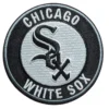 Chicago White Sox Black/White Round Logo Embroidery Patch