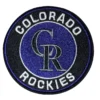 Colorado Rockies Black/Purple Embroidery patch