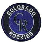 Colorado Rockies 30th Anniversary Round Logo Iron-On Patch
