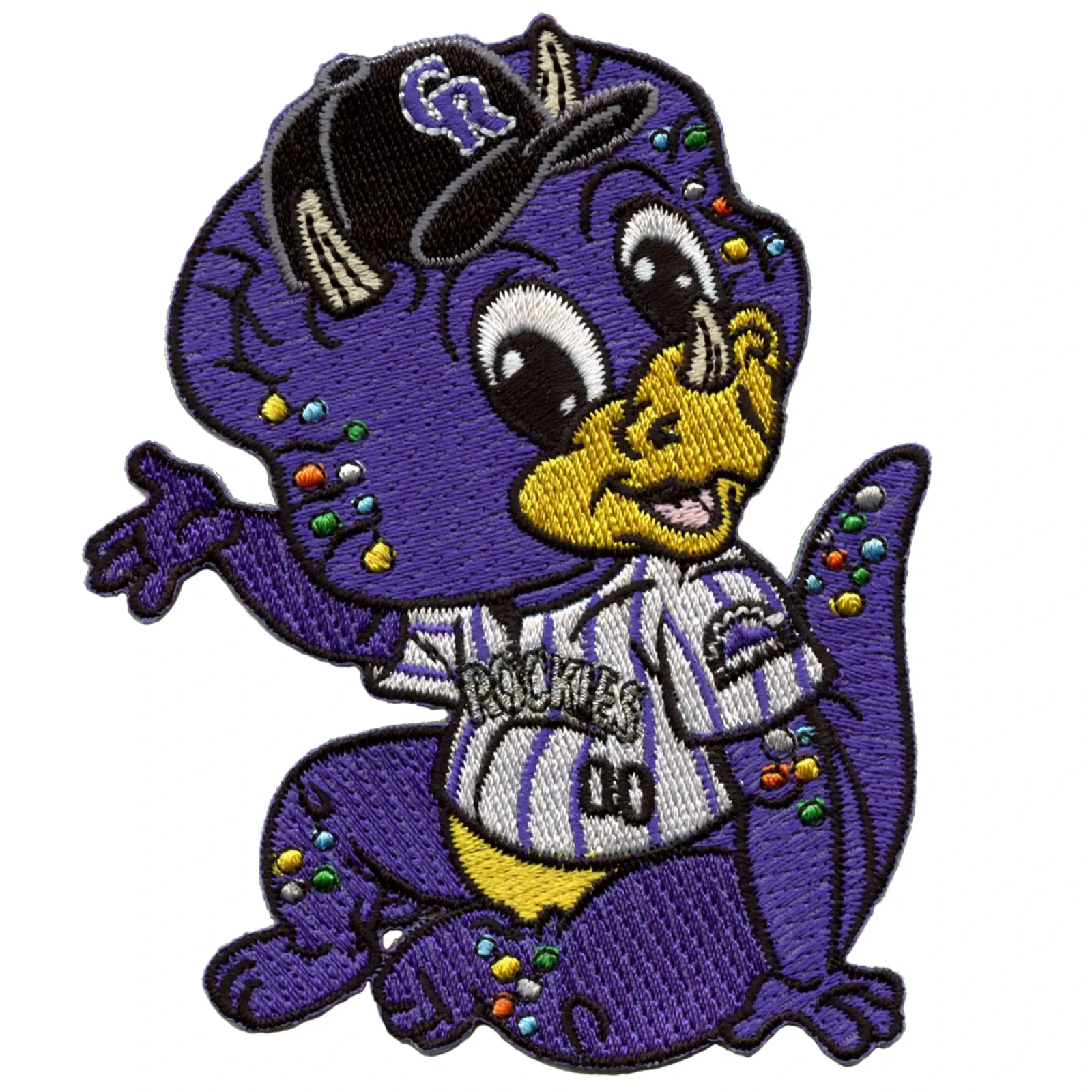 Colorado Rockies Dinger Baby Mascot Iron-on Patch