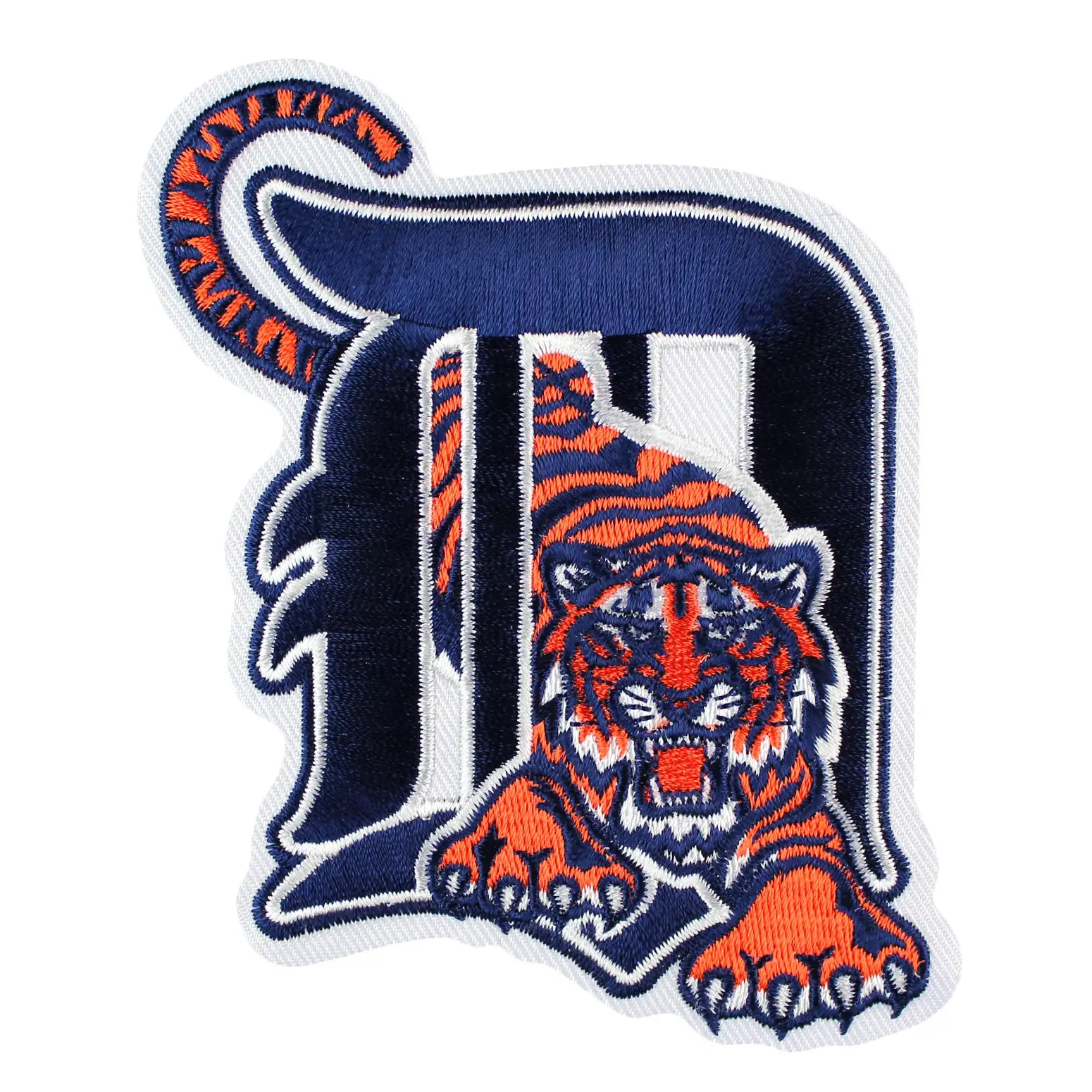 Detroit Tigers Old English Blue Embroidery Iron-on patch