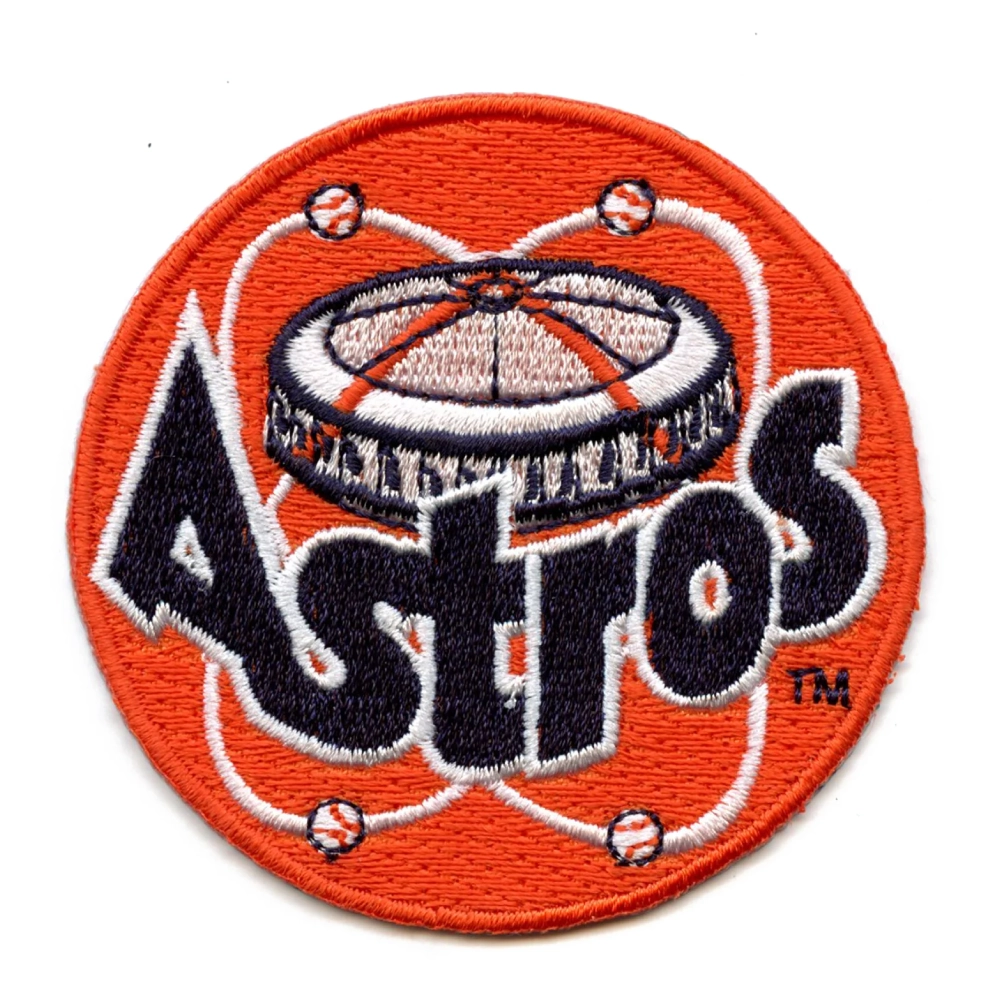 Houston Astros Round Logo Embroidered Iron-on Patch