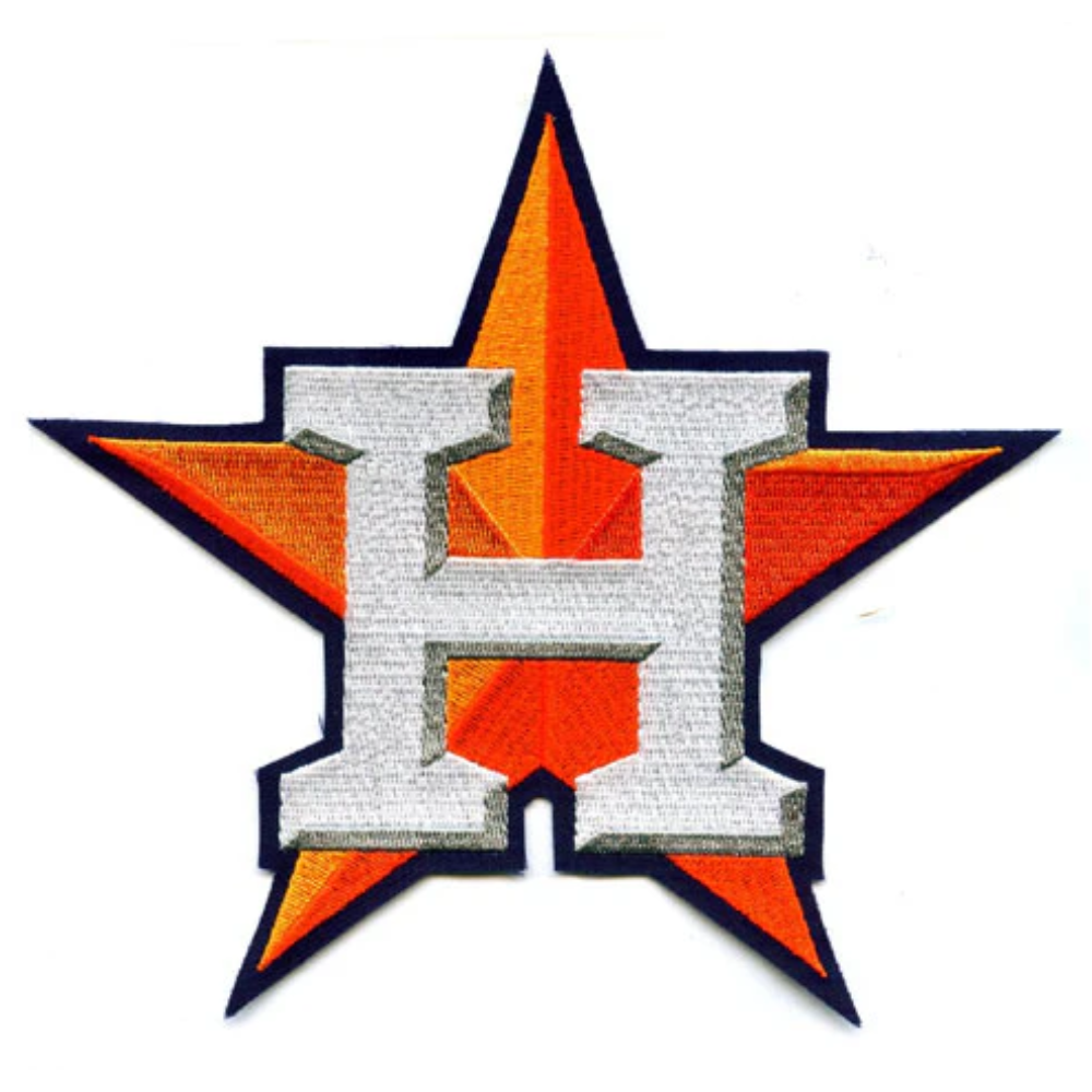 Houston Astros 2013 Star Logo Embroidered Iron-on Patch