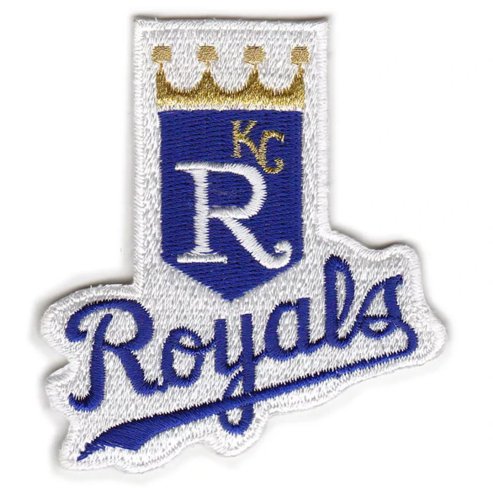 Kansas City Royals Crown Logo Embroidery Iron-on Patch