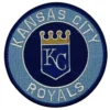 Kansas City Royals Vintage Crown Logo Blue Iron-on Patch