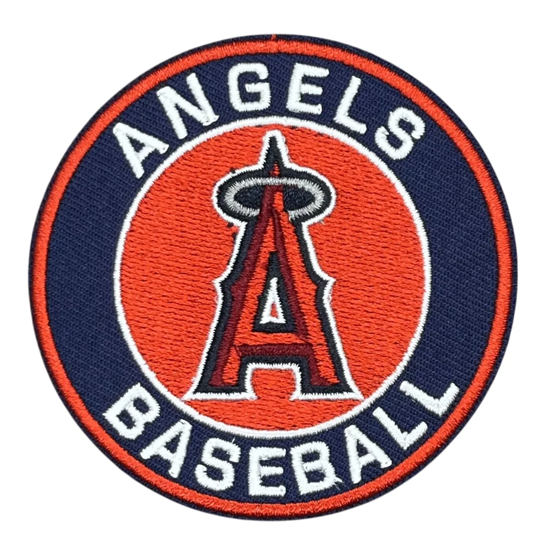 Los Angeles Angels Baseball Round Logo Navy Iron-on Patch