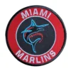 Miami Marlins Fish Round Logo Embroidery Patch