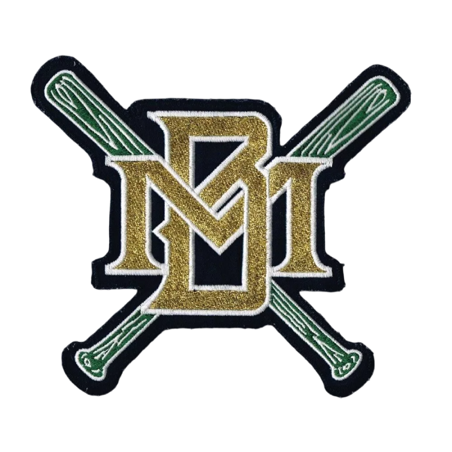Milwaukee Brewers 1970 Logo Crossed Baseball Bats Patch