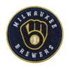 Milwaukee Brewers Round Logo Embroidery Iron-on Patch