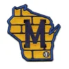 Milwaukee Brewers Wisconsin State "M" Embroidery Patch