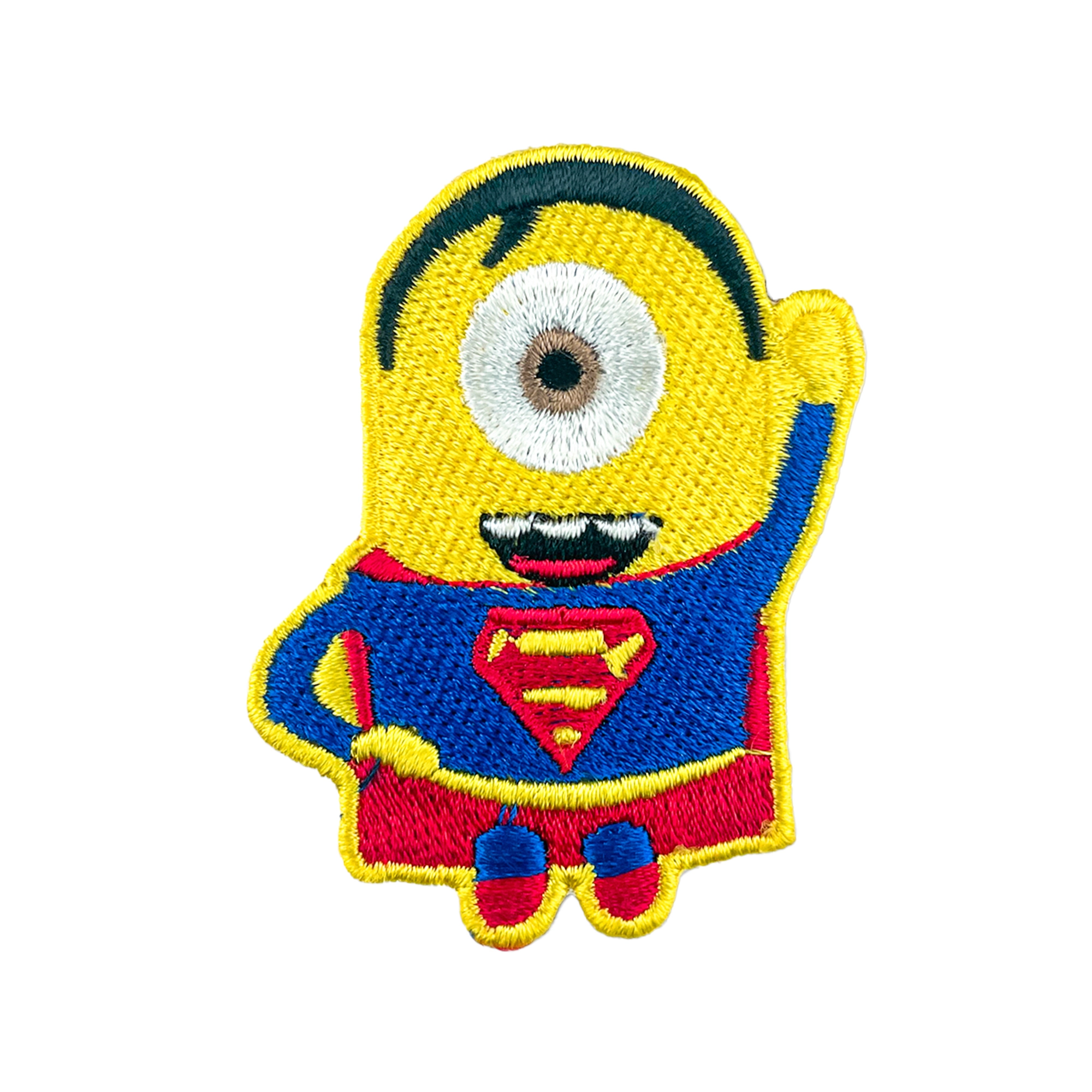 superman minion embroidered patch