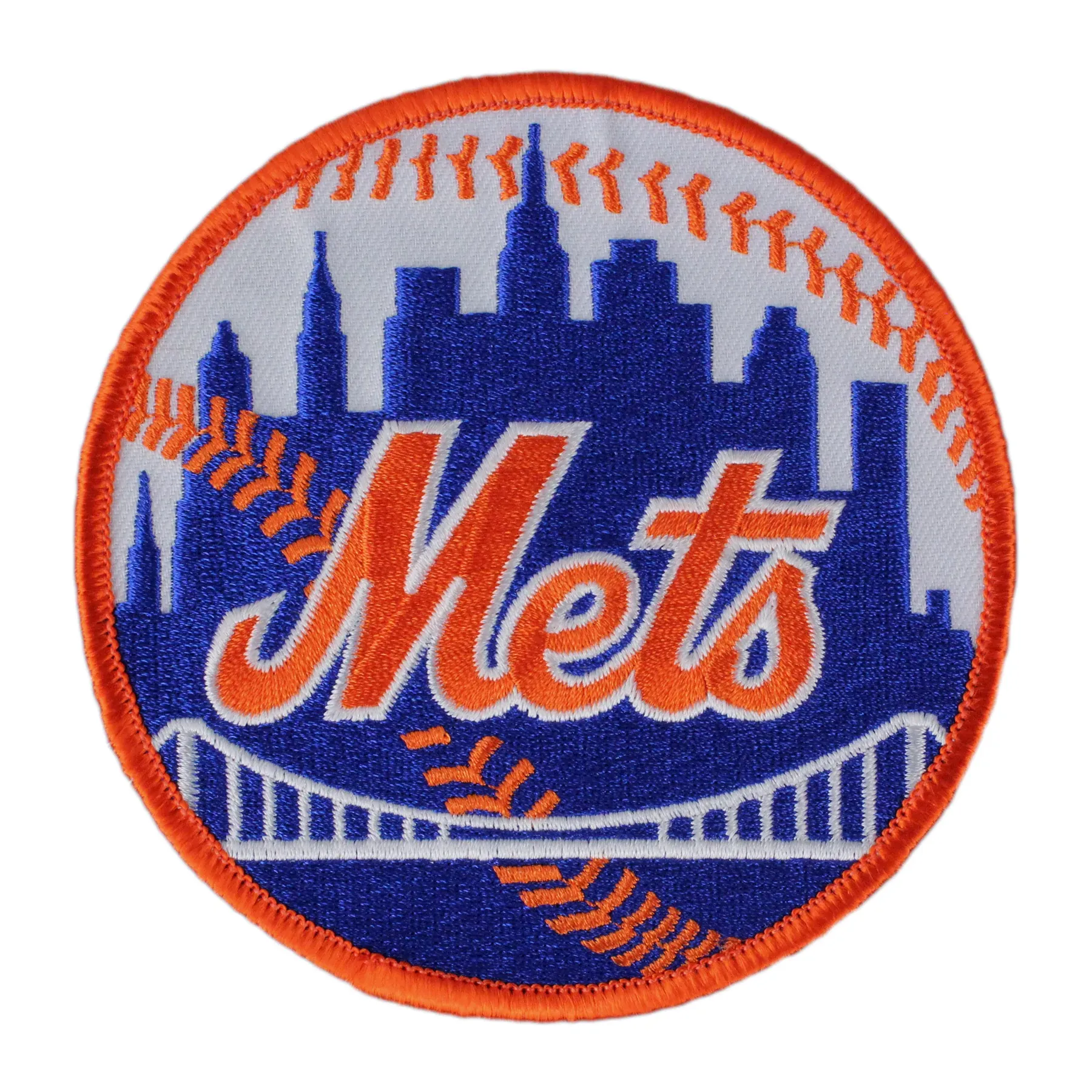 New York Mets City Skyline Vintage Iron-on Patch