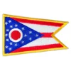 Ohio State Flag Embroidered Iron-on Patch