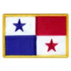 Panama Country Flag Embroidered Iron-on Patch