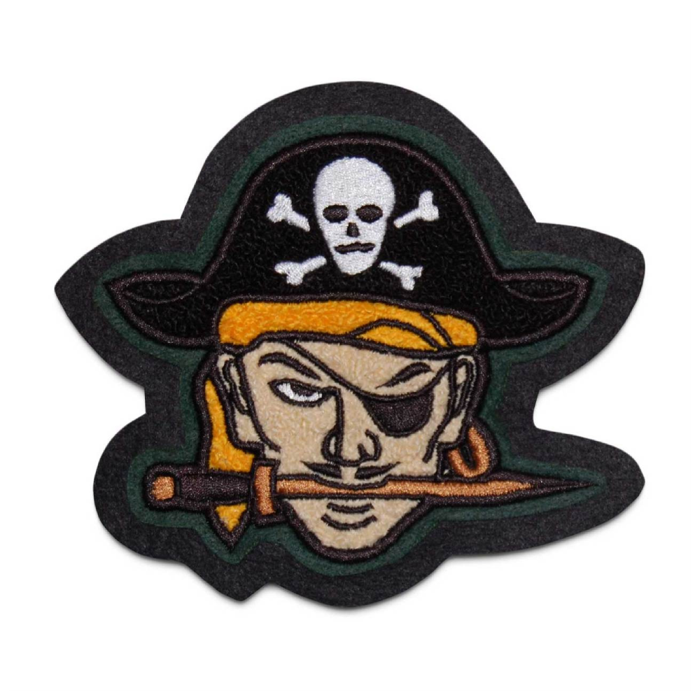 Pittsburgh Pirates Skull Crossbones Patch