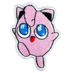 Pokemon Jigglypuff Inspired Embroidered Iron On Patch
