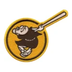 San Diego Padres 2020 Swinging Padre Brown Embroidery Iron-on Patch