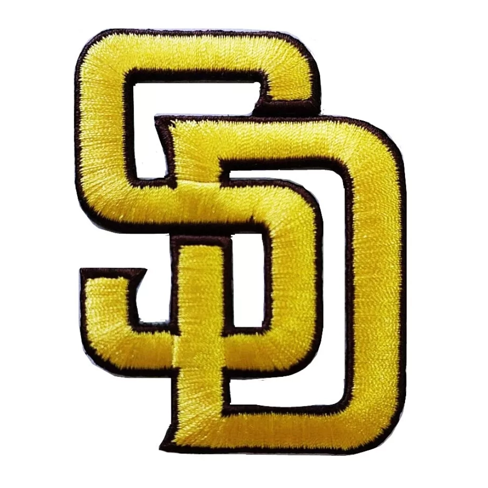 San Diego Padres SD Golden Embroidery Patch