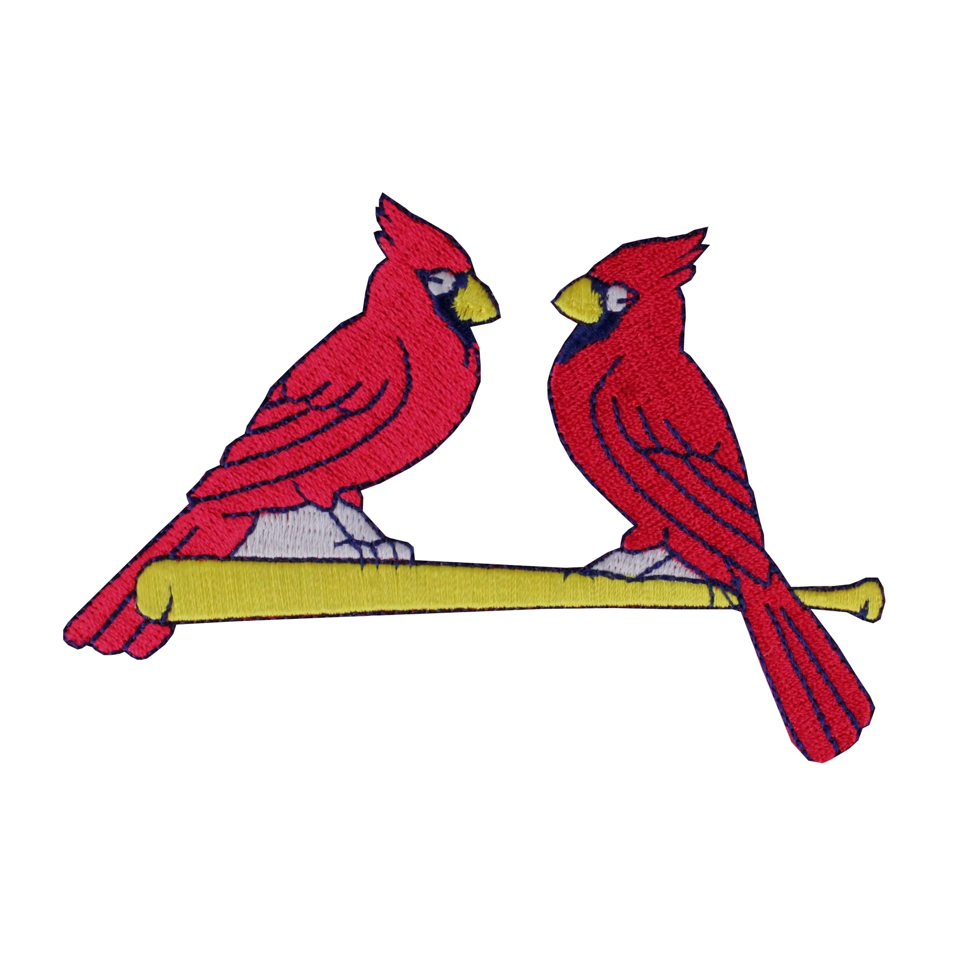 St. Louis Cardinals Birds on Bat Embroidered Patch