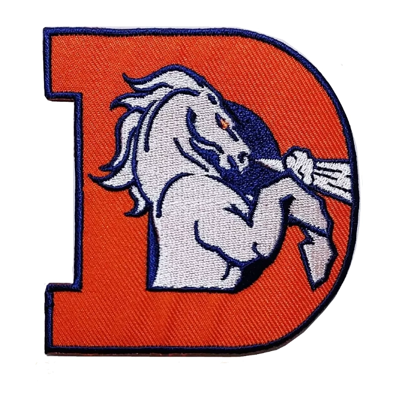 Denver Broncos D-Horse Logo Patch