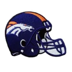 Denver Broncos Helmet Team Logo Embroidered Patch