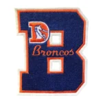 Denver Broncos Letter "B" Logo Embroidered Patch