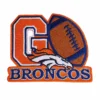 Denver Broncos “G” Football Patch