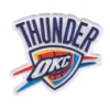 Oklahoma City Thunder Primary White Iron-on Patch