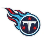 Tennessee Titans Flame Logo Embroidered Patch