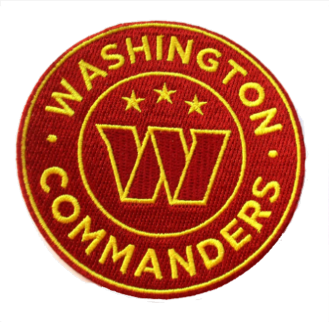 Washington Commanders logo patch