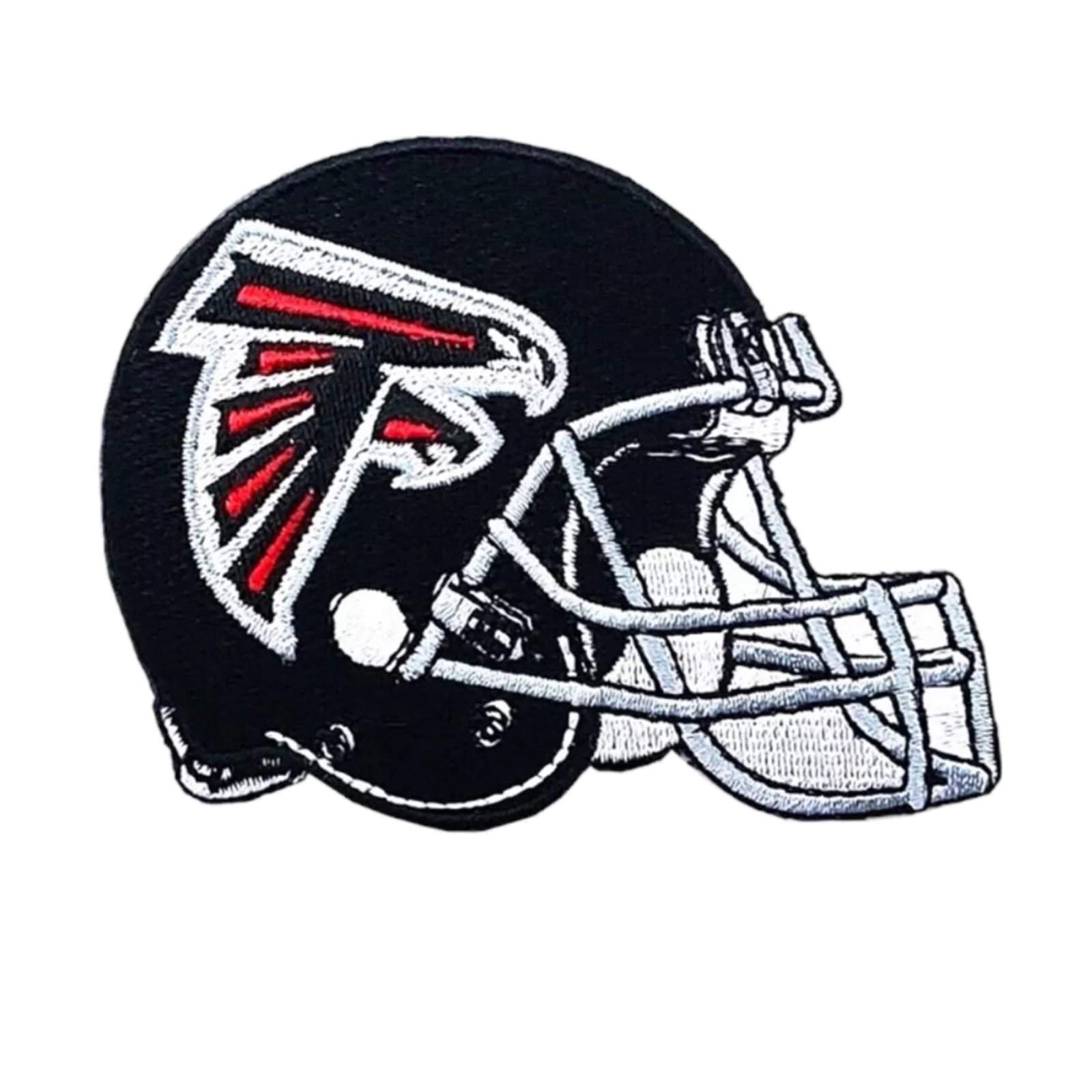 Atlanta Falcons BIG 5 Iron/Sew-On Embroidered Patch – Black – Free Tracking