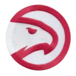 Atlanta Hawks Alternate Round Embroidered Iron-on Patch