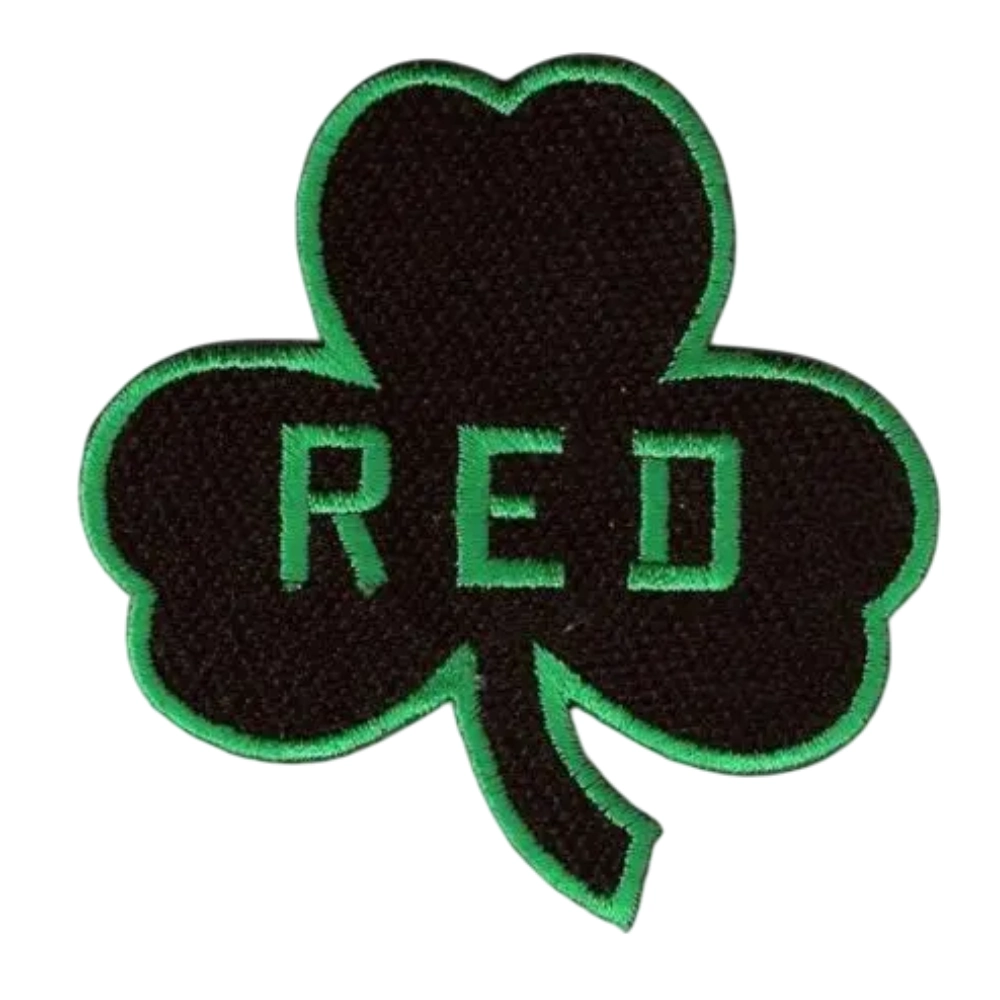 Boston Celtics "RED" Shamrock Embroidery Patch