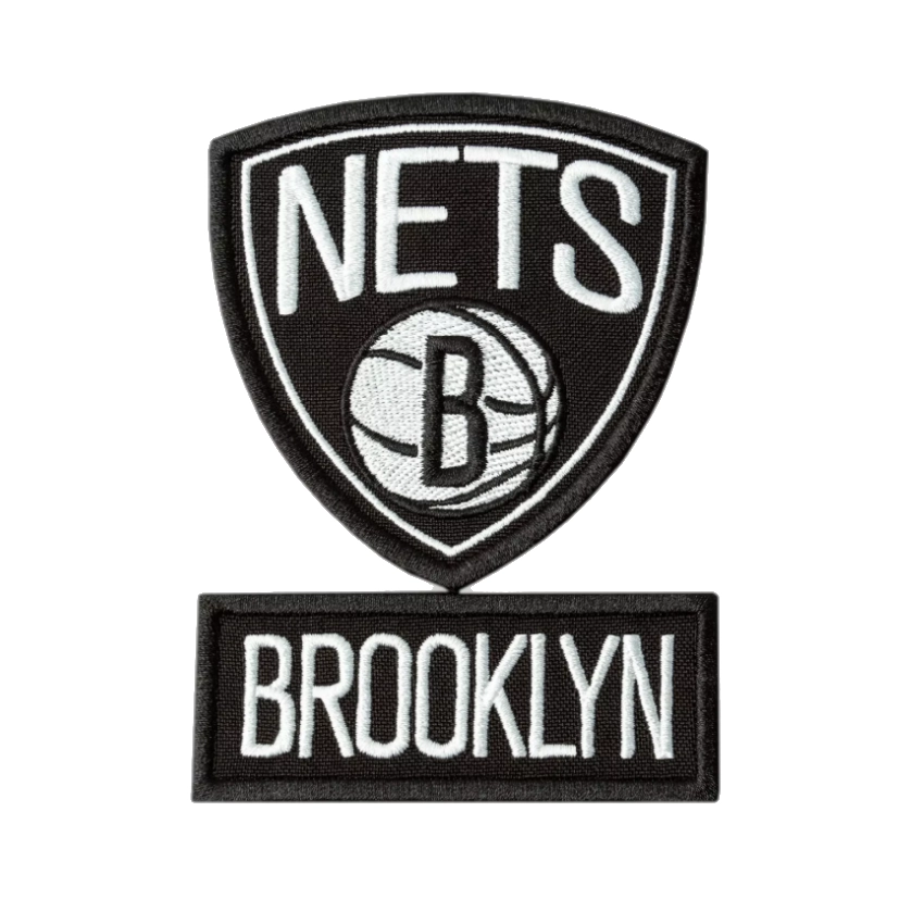 Brooklyn Nets Shield & Brooklyn Embroidered Patch