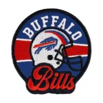 Buffalo Bills Round Helmet Logo Embroidered Patch