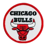 Chicago Bulls Round Vintage Bull Logo Iron-on Patch