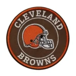 Cleveland Browns Round Helmet Logo Embroidered Patch