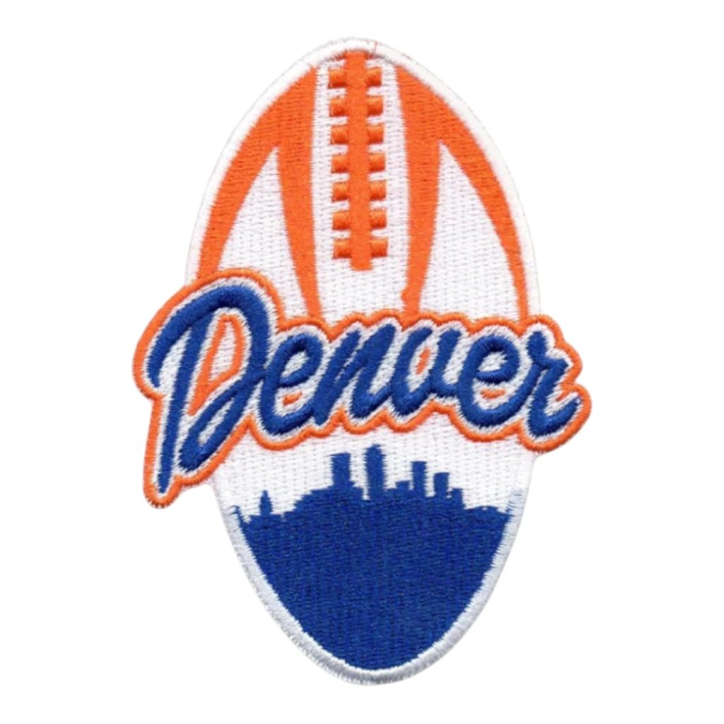 Denver Broncos Skyline Football Patch